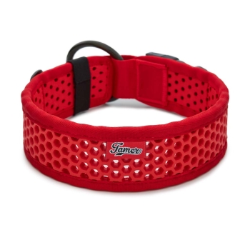 SOFTY Halsband | Länge: 55-61cm | Breite: 5,1cm | Farbe: rot/rot